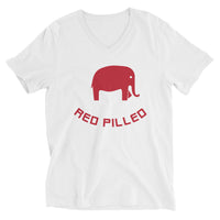 Red Pilled | Unisex Short Sleeve V-Neck T-Shirt