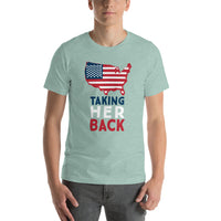 Taking Her Back Logo | Short-Sleeve Unisex T-Shirt