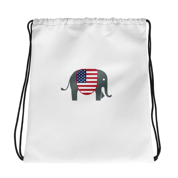 Elephant Drawstring bag